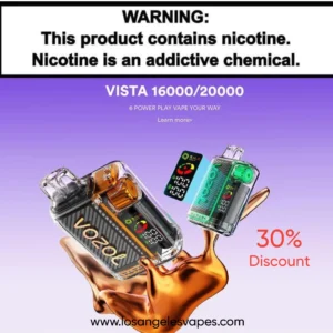 Disposable CBD/THC vape pen with tropical flavor, lab-tested and legal in Los Angeles