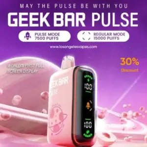 Geek Bar Pulse 5000 Puff Disposable Vape with Blueberry Ice Flavor