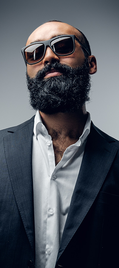 Adult customer using a vape device – Los Angeles vape shop products